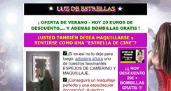 Desktop Screenshot of luzdeestrellas.com